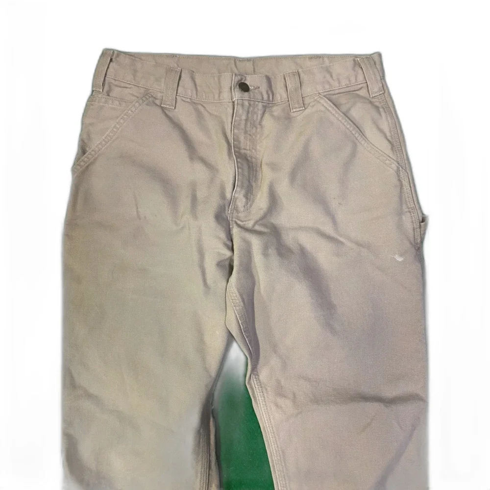 Carhartt Carpenter jeans pants relaxed fit tan size 33